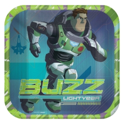 Lightyear Deluxe Square Dinner Plates - 8 PK